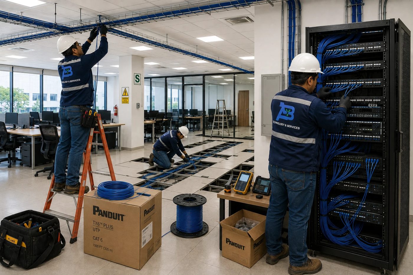 Cableado Estructurado y Fibra Óptica — AYB Technology & Services